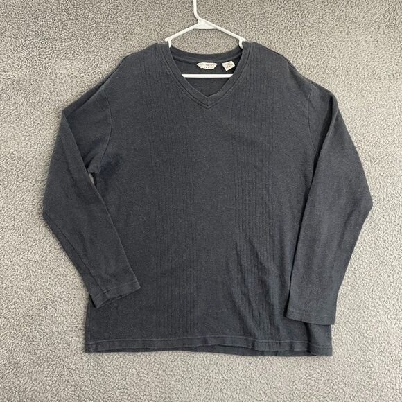 Covington Sweater Men L Gray Casual Pullover V-Neck‎ - Picture 1 of 9